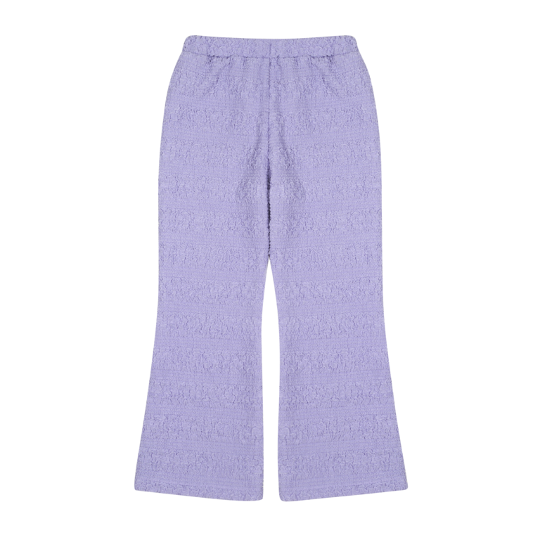 Jelly Mallow Jellymallow Crinkled flare pants | Light purple