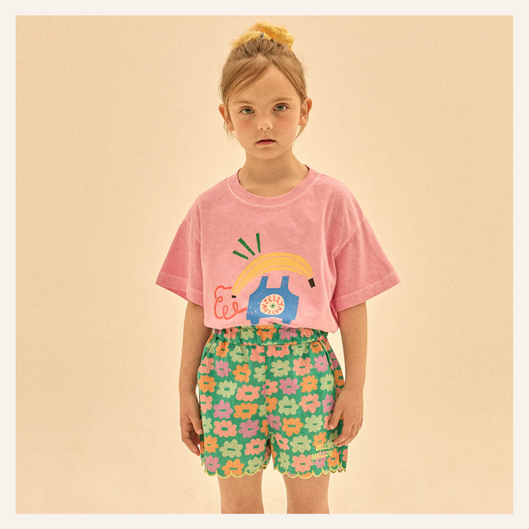 Jelly Mallow Jellymallow Flower seersucker shorts