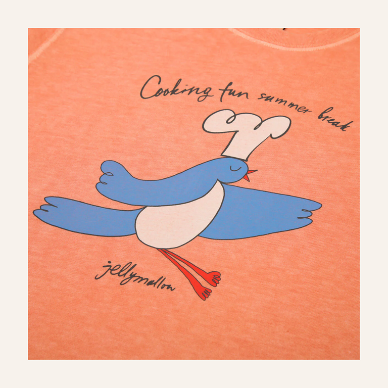 Jelly Mallow Jellymallow Cooking bird pigment t-shirt