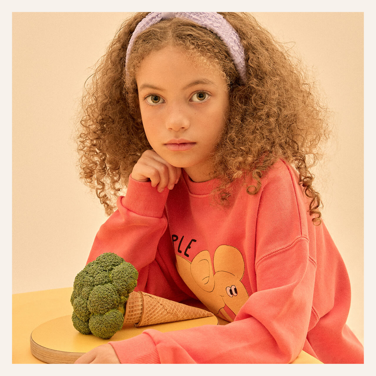 Jelly Mallow Jellymallow Elephant Pigment Sweatshirt