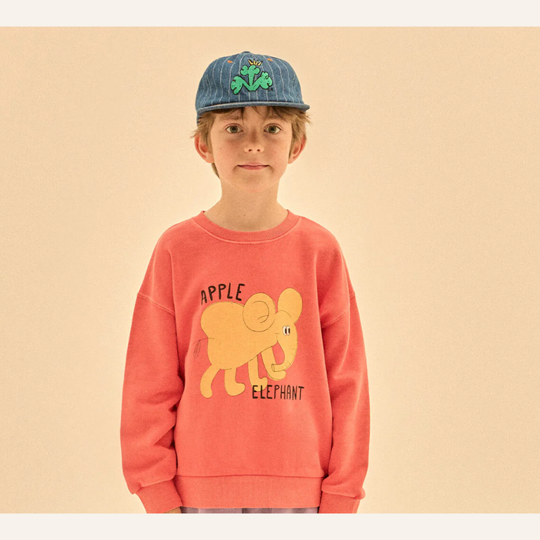 Jelly Mallow Jellymallow Elephant Pigment Sweatshirt