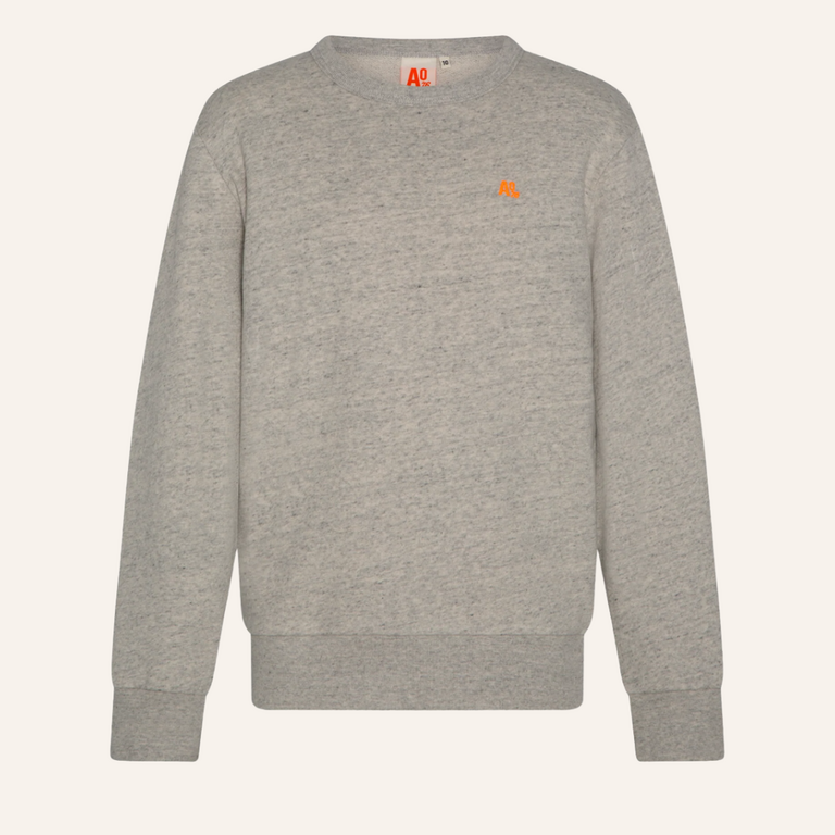 Ao76 Ao76 Tom sweater logo - Grey melange