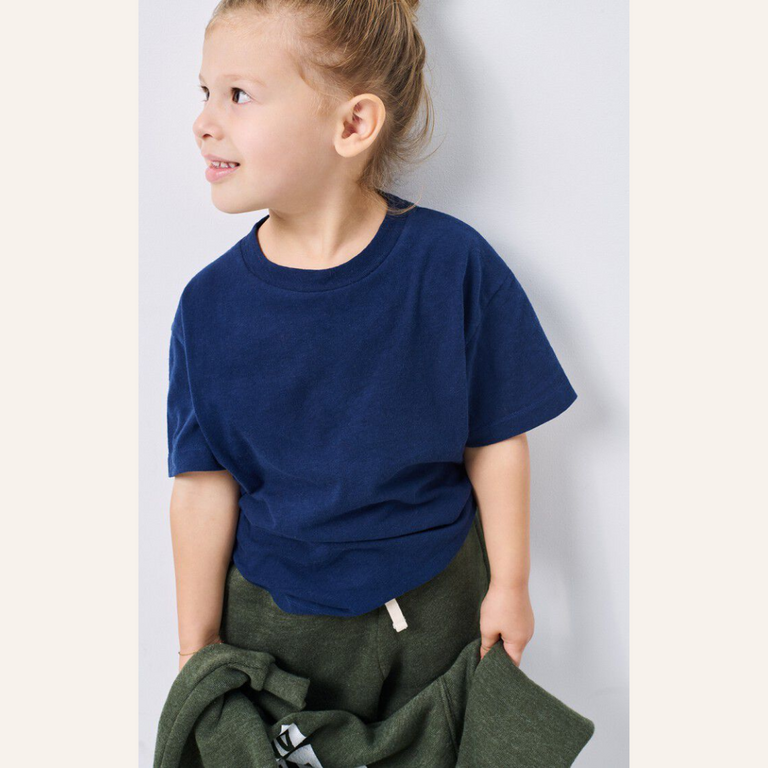American Vintage AMV Kid tee-shirt Gamipy - Vintage navy