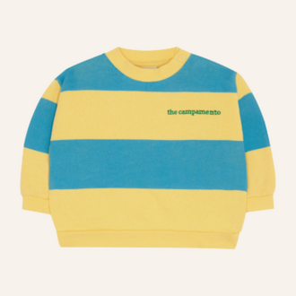 The Campamento The Campamento Blue Stripes Baby Sweatshirt
