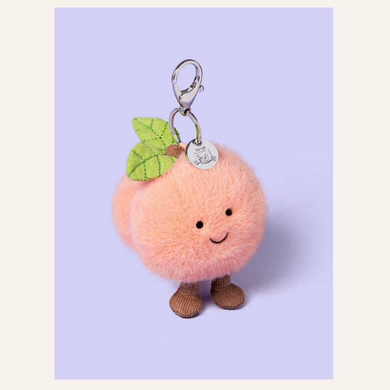Jellycat Jellycat Amuseables Peach Bag Charm