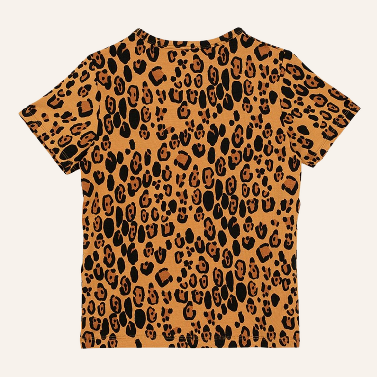 Mini Rodini Mini Rodini basic leopard ss tee