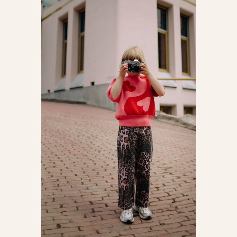 Call me Frankie Call me Frankie Leopard pants pink