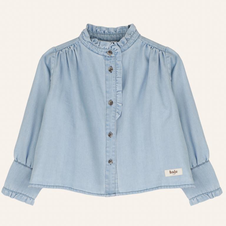 Baje Studio Baje Studio Blouse Lala - Blue Denim Light