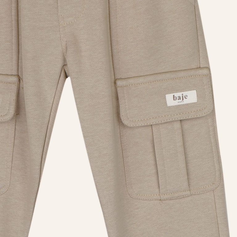 Baje Studio Baje Studio Caude Pants - Taupe Cafe
