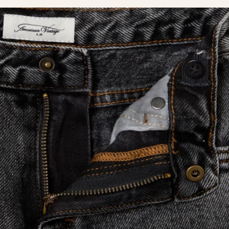 American Vintage American Vintage 5 pockets jeans - Salt and pepper