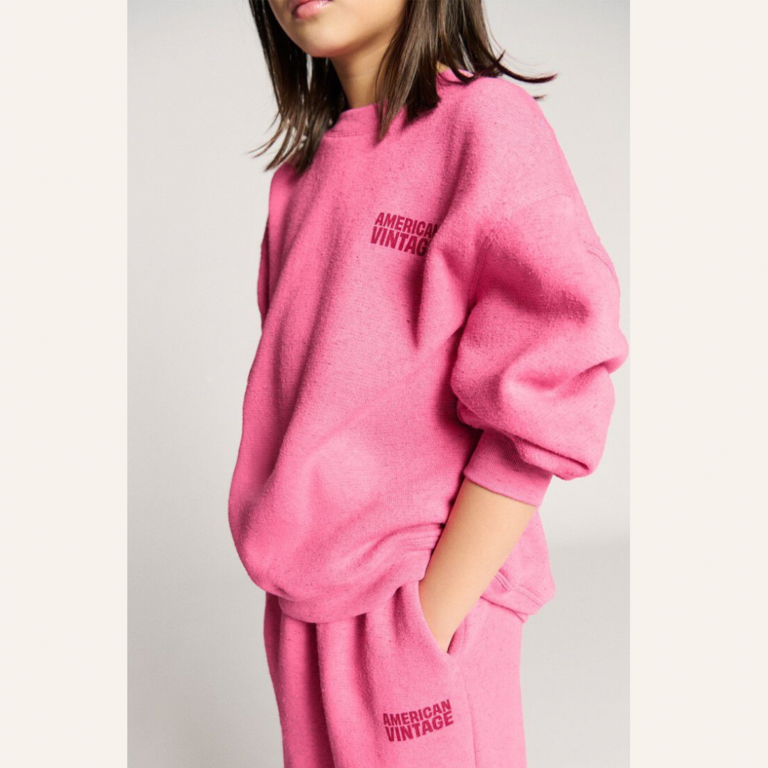 American Vintage American Vintage Kid jogging Evona - Raspberry