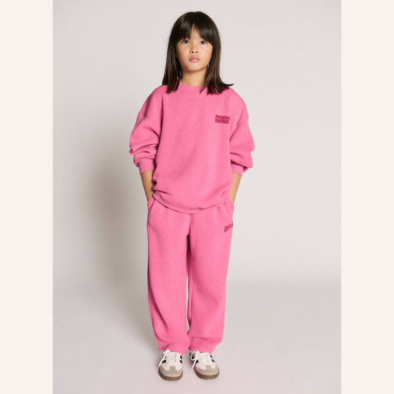 American Vintage American Vintage Kid jogging Evona - Raspberry