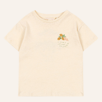 Konges Sløjd Konges Sløjd Era Tee - Buttercream/Juicy