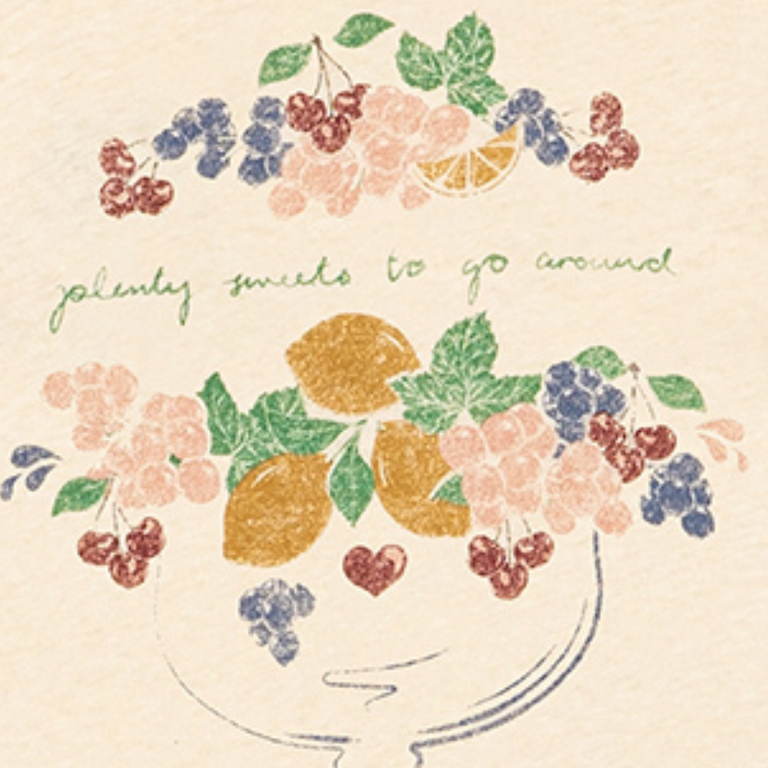 Konges Sløjd Konges Sløjd Era Tee - Buttercream/Juicy