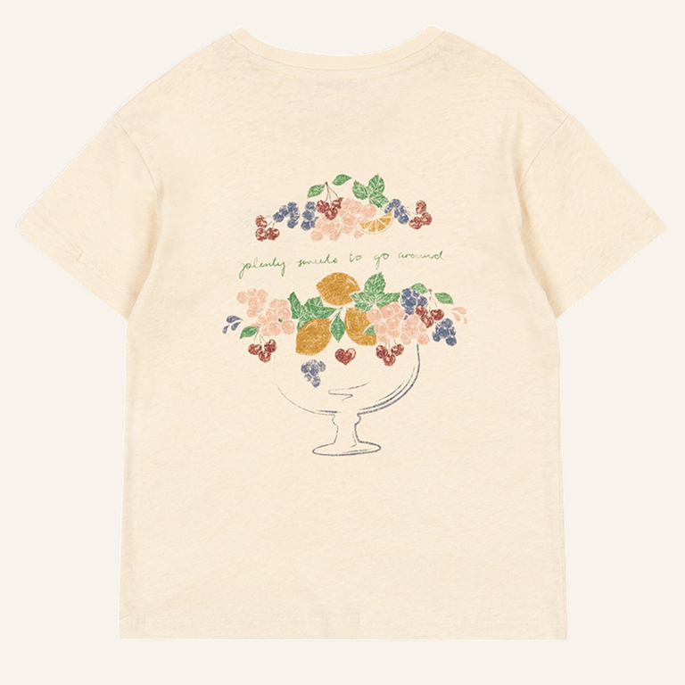 Konges Sløjd Konges Sløjd Era Tee - Buttercream/Juicy