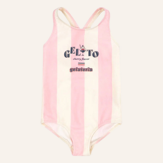 Konges Sløjd Konges Sløjd Pomia Swimsuit - Candy Rose Stripe