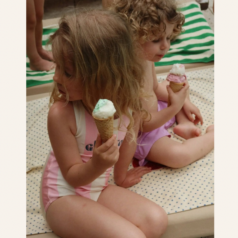 Konges Sløjd Konges Sløjd Pomia Swimsuit - Candy Rose Stripe