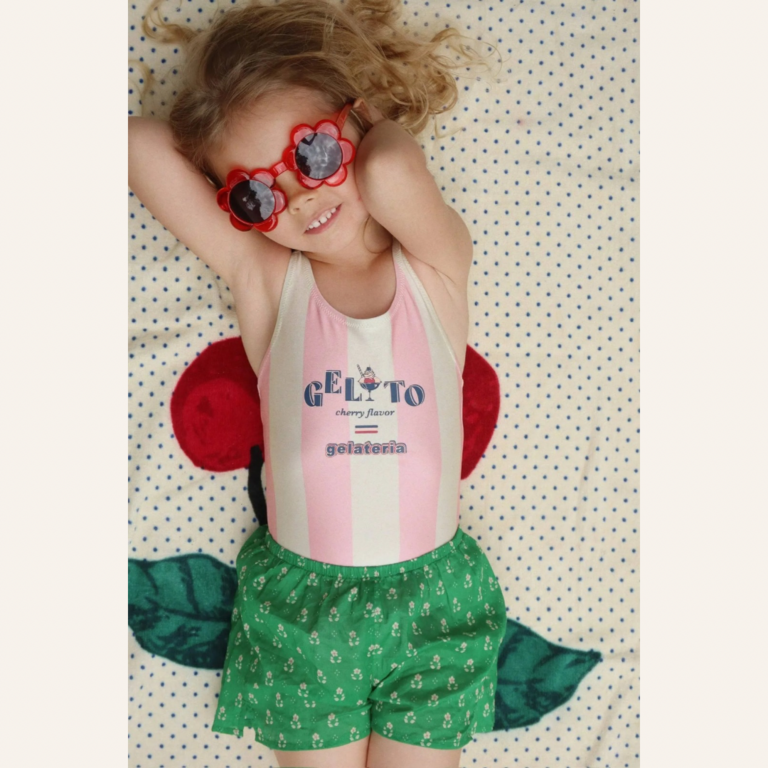 Konges Sløjd Konges Sløjd Pomia Swimsuit - Candy Rose Stripe