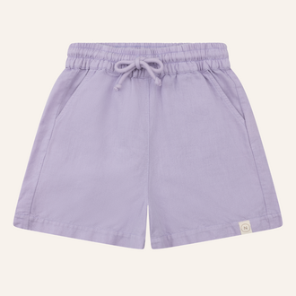 Navy Natural Niels Short Linnen | Lila