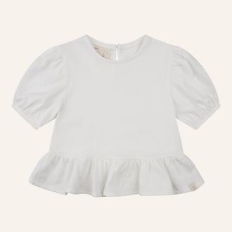 Navy Natural Navy Natural Rose Top | White Jersey