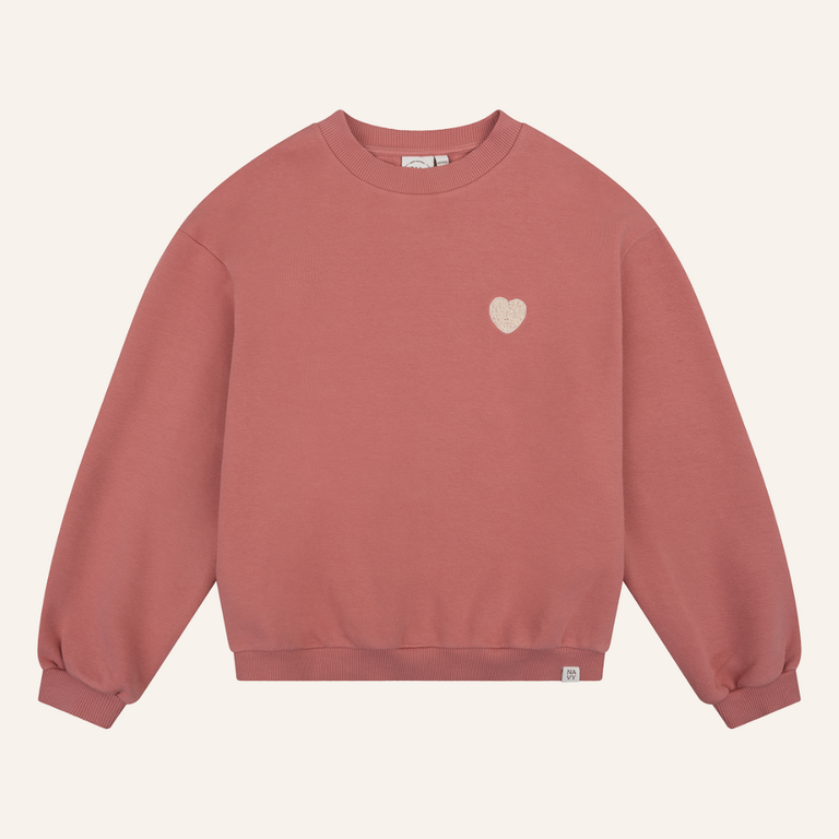 Navy Natural Navy Natural Sweater Heart | Pink Sand