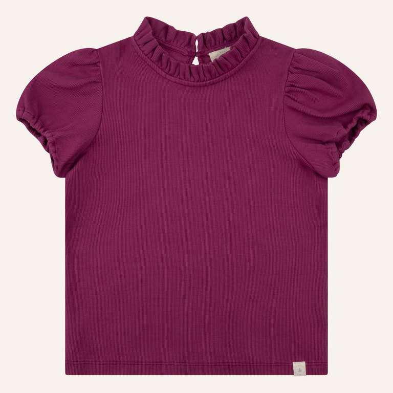 Navy Natural Navy Natural Holly Top | Berry Rib