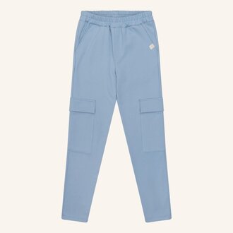 Navy Natural Chino Baggy w/ Pockets | Light Blue