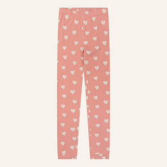 Navy Natural Legging | Dusty Rose Heart