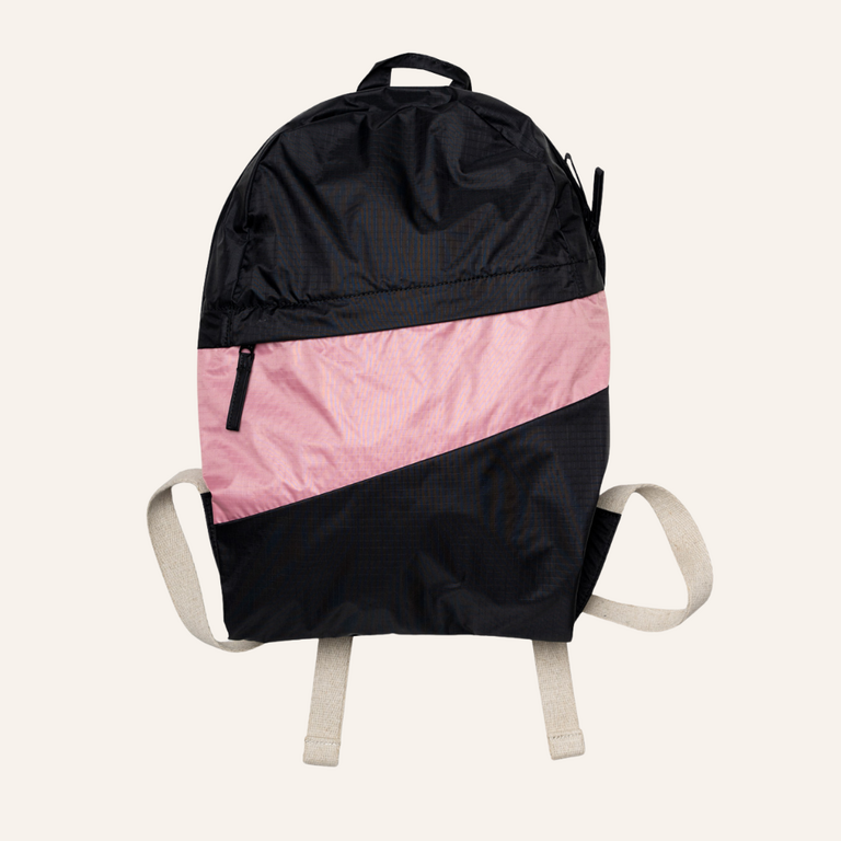 Susan Bijl Susan Bijl The New Foldable Backpack | Black & Pink Panther Medium