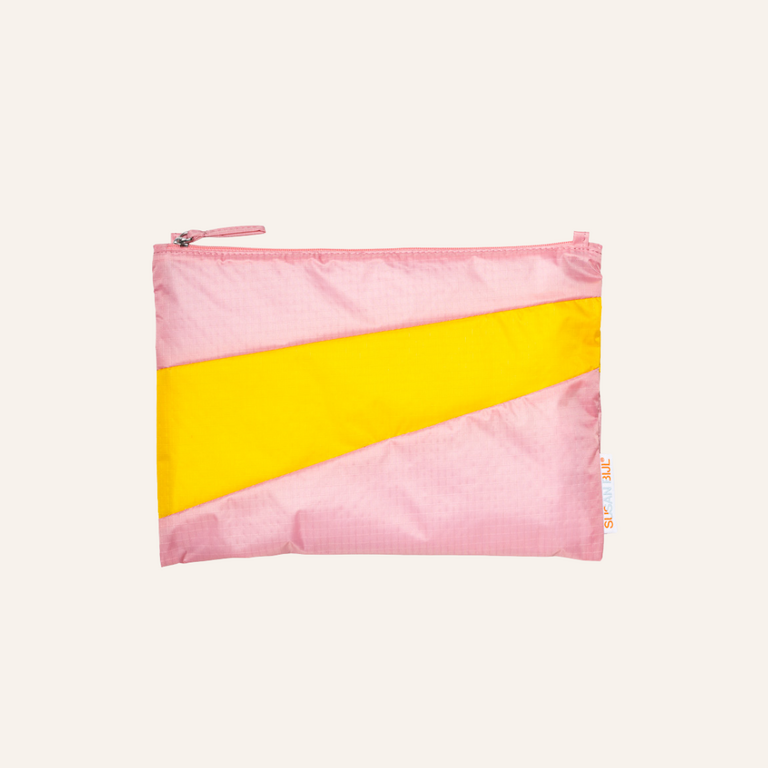 Susan Bijl Susan Bijl The New Pouch | Pink Panther & Sunflower Medium