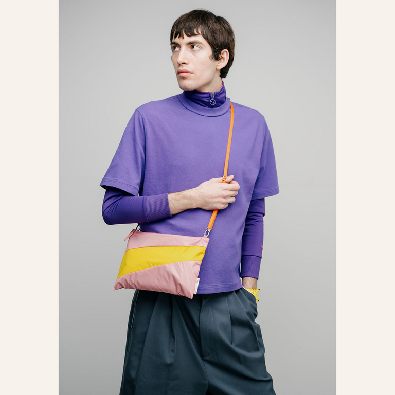 Susan Bijl Susan Bijl The New Pouch | Pink Panther & Sunflower Medium