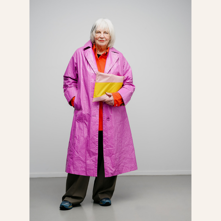 Susan Bijl Susan Bijl The New Pouch | Pink Panther & Sunflower Large