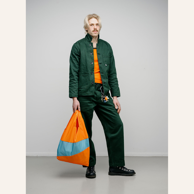 Susan Bijl Susan Bijl The New Shopping Bag | Orange & Ocean Large