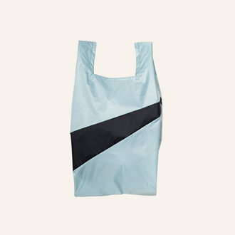 Susan Bijl Susan Bijl The New Shopping Bag | Surf Spray & Black Medium