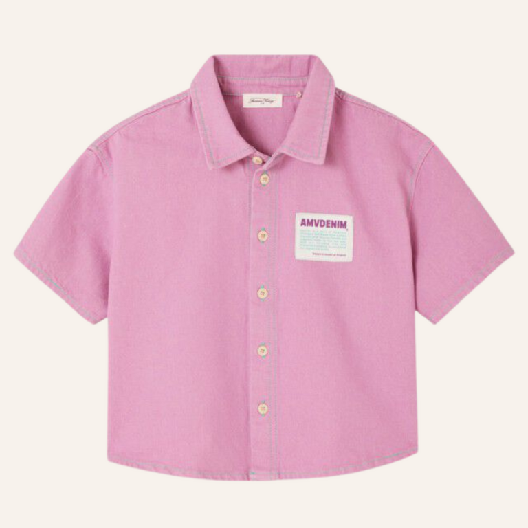 American Vintage American Vintage Kids Shirt Grezbay - Hyacinth