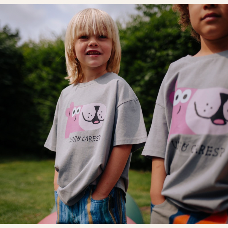 Daily Brat Daily Brat Who cares T-shirt - Ultimate gray