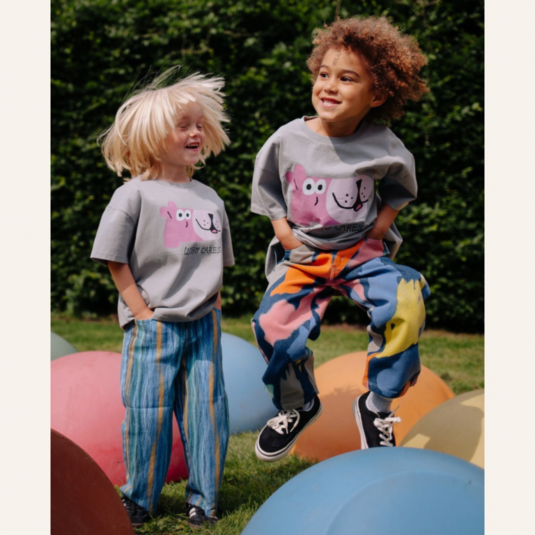 Daily Brat Daily Brat Who cares T-shirt - Ultimate gray