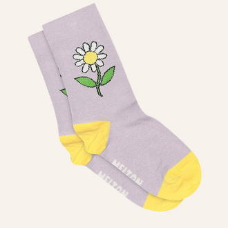 Melton Melton Daisy socks - Cloud lilac