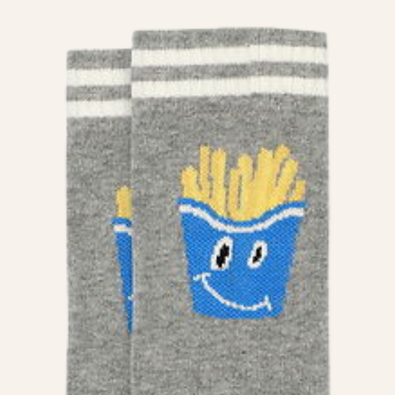 Melton Melton French fries socks -  Grey