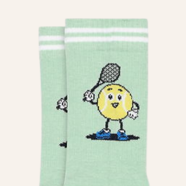 Melton Melton Tennis star socks -  Mint