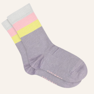 Melton Melton Wide stripes Socks - Daybreak