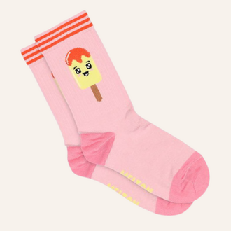 Melton Melton Popsicle Socks - Pink nectar