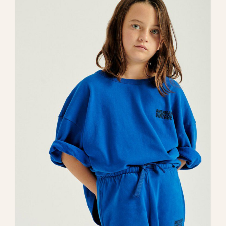 American Vintage AMV Ykobow T-shirt - Indigo