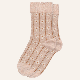 Melton MP Denmark Oline glitter sock - Rose Dust