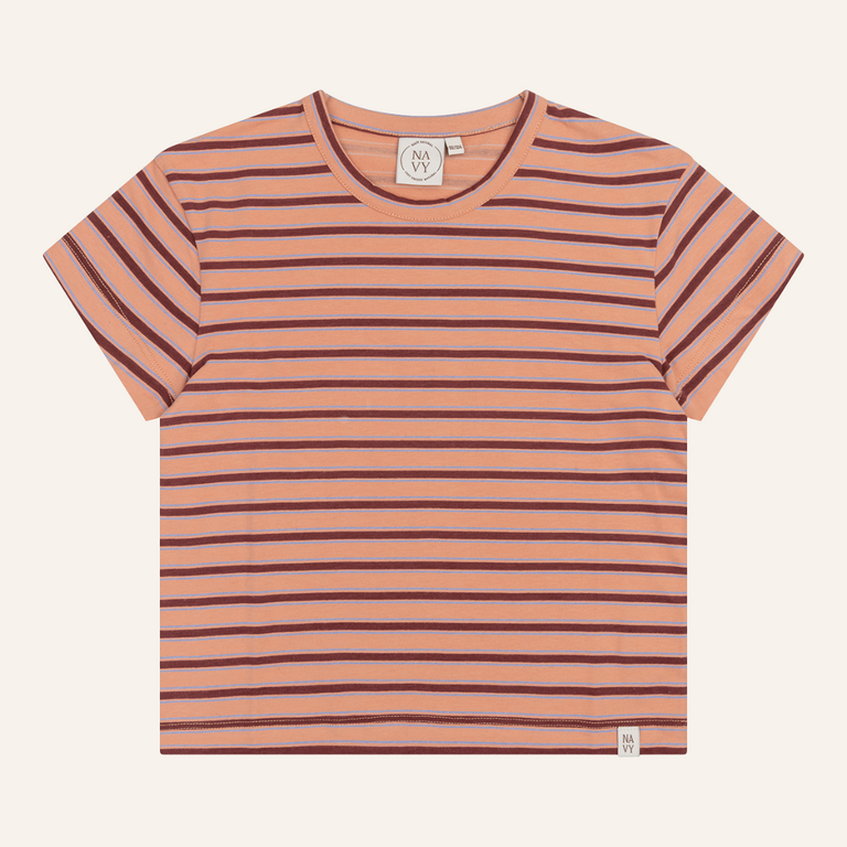 Navy Natural Sem T-shirt | Striped Multicolor