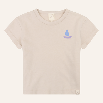 Navy Natural Navy Natural Sem T-shirt | Little Boat Ecru