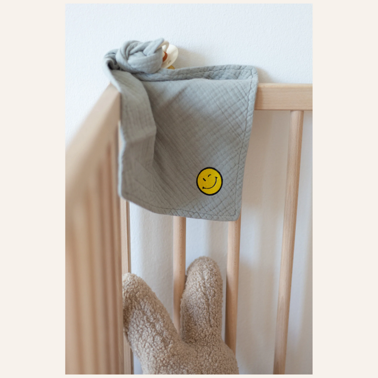 Atelier Pomme Atelier Pomme Pacifier Cloth Cuddle | Feelin' Grey