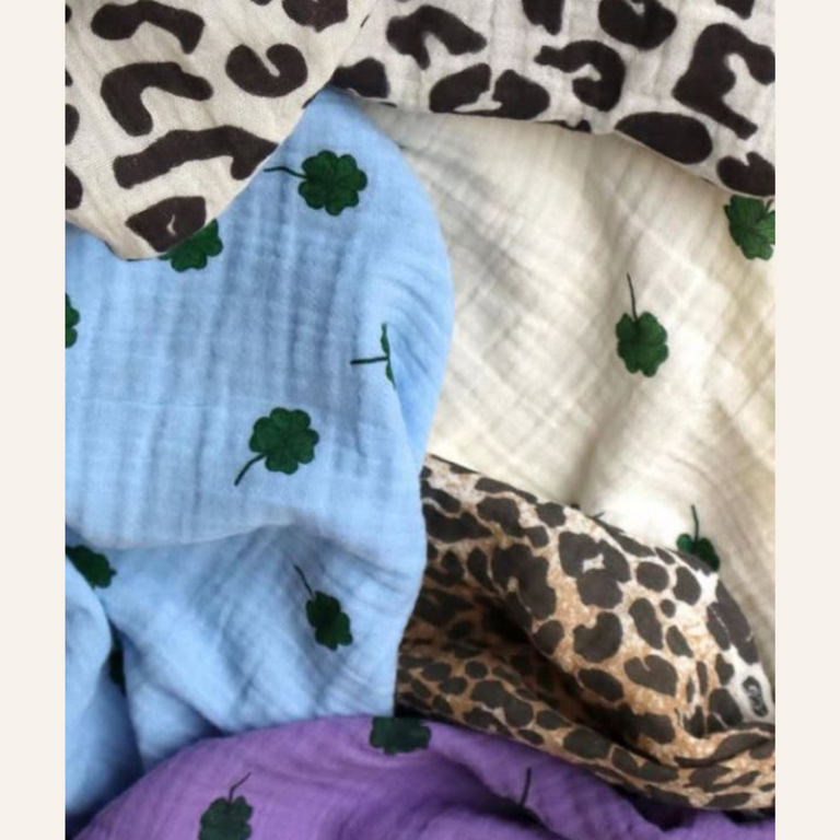 Studio Noos Studio Noos Swaddle Print Large | Leopard