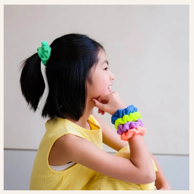 Mimi & Lula Mimi & Lula  - Crinkle Scrunchies Bright