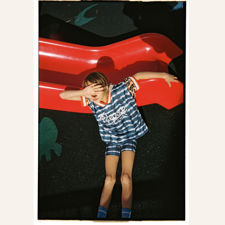 Repose AMS Repose Capsule Biker Short - Sea Blue Tie Dye